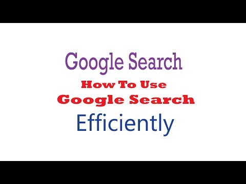 How To Use Google Search Efficiently - Coding Tube Video