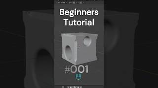 Beginner Tutorial #001 Blender 3d modeling #blender #blendertutorial #3d #tranding #learning #shorts
