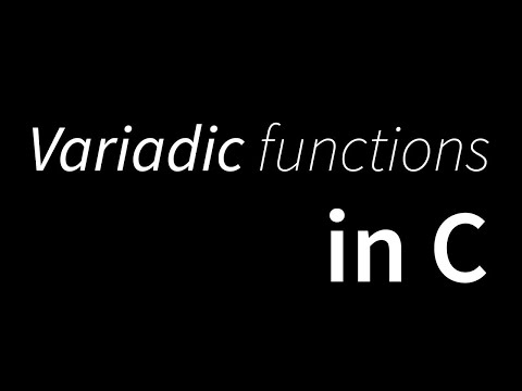 C: Variadic Function