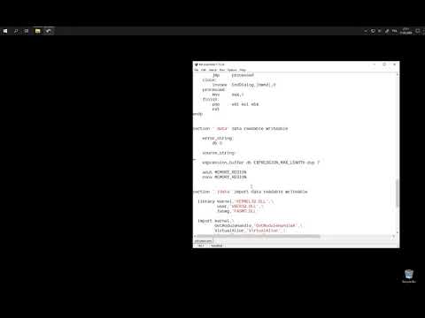 Making a real-time assembler with fasmg.DLL (Unedited live session)