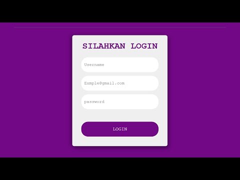 Creating a Login Page using HTML and CSS