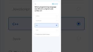 Which programming language was bitcoin's original code written in?