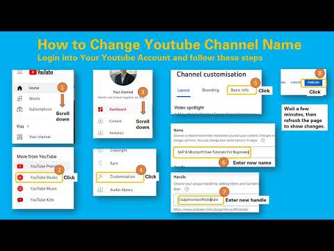 How to Change Youtube Channel Name - Quick Guide