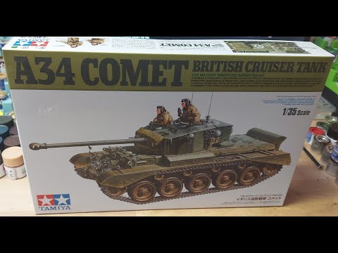 Tamiya 35380 1:35 British Cruiser Tank A34 Comet Photo build
