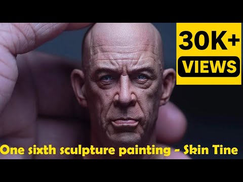 One sixth sculpture painting - Skin Tine