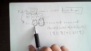 Sum and Difference Trig formulas