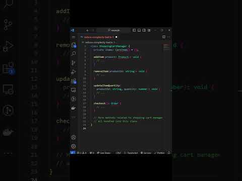 Clean Code - High Complexity and Poor Structure to Improved Structure and Reduced Complexity