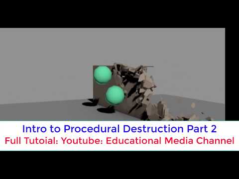 Introduction to Procedural Destruction 3dsMax and Thinking Particles, view full tutorialon mychannel
