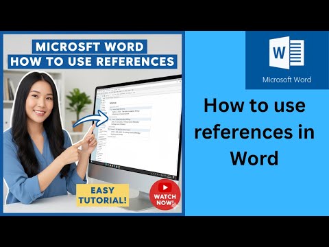 How to use references in Microsoft Word