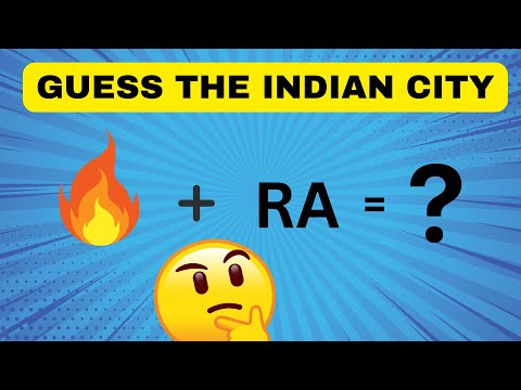 Guess the Indian cities from Emojis | Fun quiz