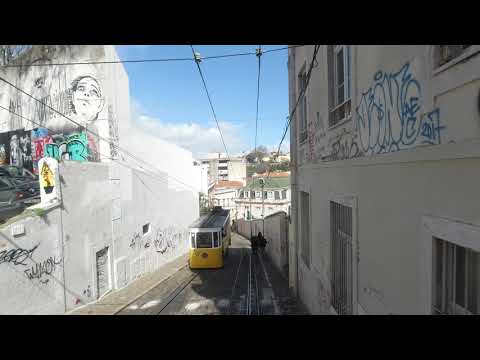 Lisbon Ascensor da Glória 2020 in the Time of Covid-19