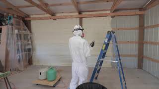 Studio Build Part 1 - Spray Foam Insulation
