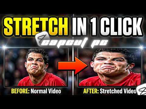 Stretch ANY Video or Image in CapCut PC (1 Click Trick)