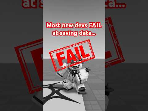 Most new devs FAIL at saving data... | Roblox Studio #roblox #robloxtips #robloxtutorial