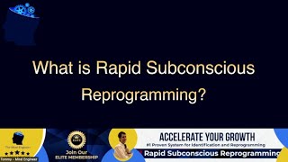 Rapid Subconscious Reprogramming | The Mind Engineer