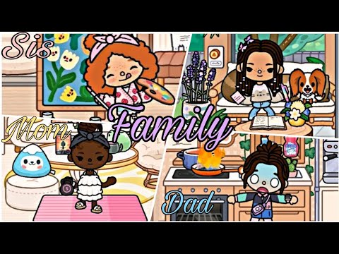 💯⭐️Meet my family  🥰👨‍👩‍👧‍👧《Voiced 📣》☆~Lee-Lee's creation ~☆ #tocabocafamily #tocalifeworld