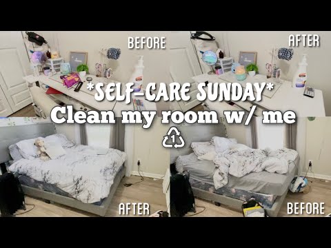 SELF-CARE SUNDAY: CLEAN MY ROOM WITH ME :) | Adriana Smith