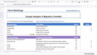 Free Google Analytics 4 Migration Checklist and Big Picture Video Overview