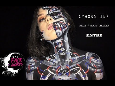 CYBORG 017 | NYX Face Awards Balkan entry | olobey mua