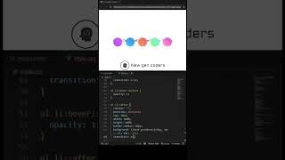 Attractive navbar icons on header with animation with code #coding #frontend #webdesign #python