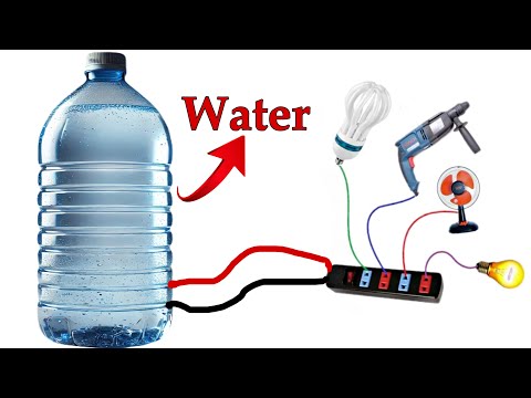 I Turn Water into a Free Lifetime Electricity 220v, Amazing