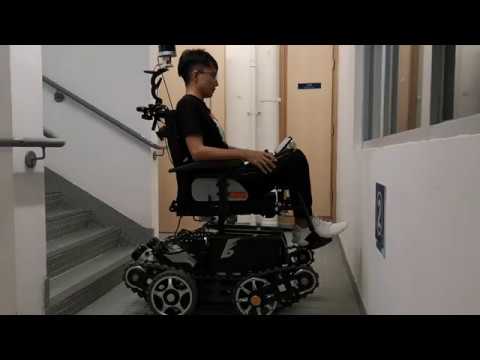 Demo for Stairs Climbing of Robotic Wheelchair