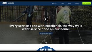 Custom Web Design for Action Northwest | Cornerstone Web Studio