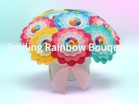 Smiley Rainbow Bouquet Tutorial
