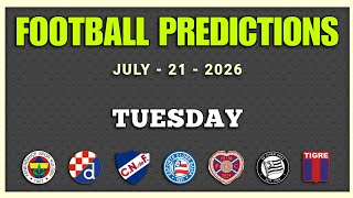😱 FOOTBALL PREDICTIONS TODAY 😱 | Tuesday 21 | Champions League | Europa League | Serie A | GoalIQ