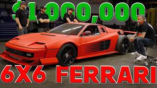 Rebuilding A $1,000,000 6x6 Ferrari Testarossa