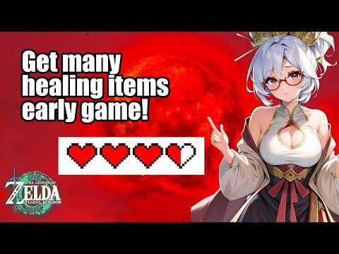 Quick tip for getting many healing items Early Game in Zelda Tears of the Kingdom #totk #tears
