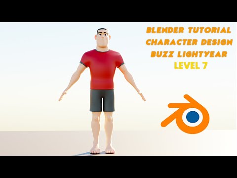 Blender Tutorial: how to model character: buzz light year