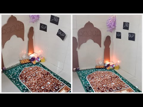 simple aesthetic prayer corner idea