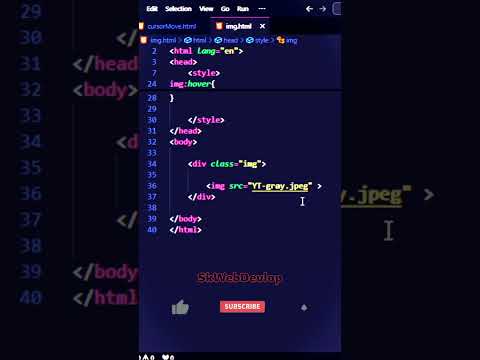 how to convert image color into gray color by using HTML and CSS//#HTML    #CSS #shorts #viral
