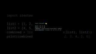 itertools.chain in Python