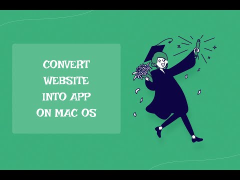 How to covert website into app on mac os?? ! 👋! 👋! 👋! 👋! 👋