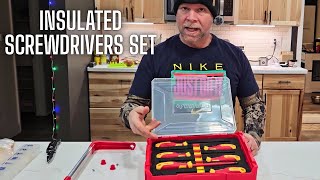 CRIPOP6 PCS Insulated Screwdrivers Set with Tool Storage Case
