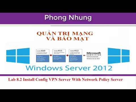 MCSA Windows Server 2012 | Lab 8.2 VPN Server With Network Policy Server