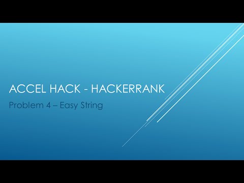 Easy String | HackerRank