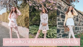 Spring Wardrobe Essentials ~ 10 Spring Basics You Need In Your Wardrobe! | Molly Jo