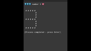 Print number 3 in C language | using  nested for loop | pattern program #RKgPrograms