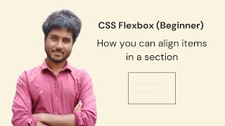 CSS Flexbox - How you can align items in a section