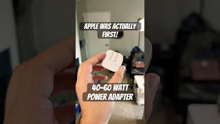 Apple was actually first! 40-60 watt power adapter! #smartphone #apple #tech #fastcharger