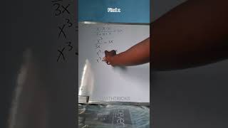 Find x #shorts #maths #mathtips #mathstricks #mathematics
