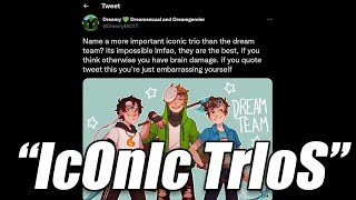"Name a more Iconic Trio" Let’s f*cking do it again…