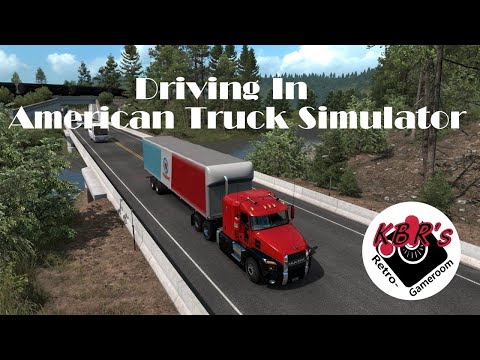 Driving In American Truck Simulator