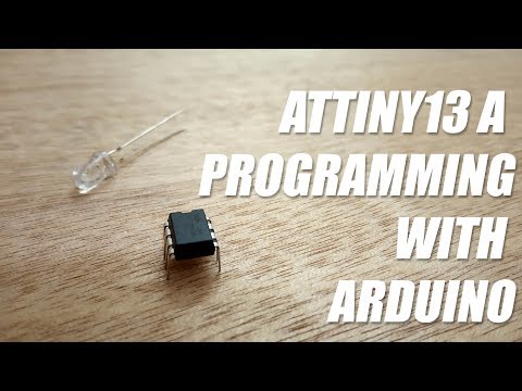 How to program ATtiny13A with arduino