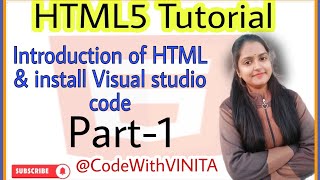 Introduction to HTML  in Hindi|Part-1| Web development full course|@CodeWithVINITA.74