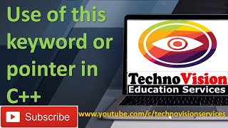 this keyword in c++ | this pointer in c++ | |this pointer in c++ with example program