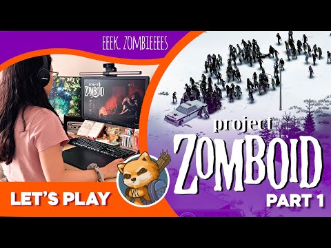 Running Away From an INSANE Zombie Horde | Let's Play: Project Zomboid!